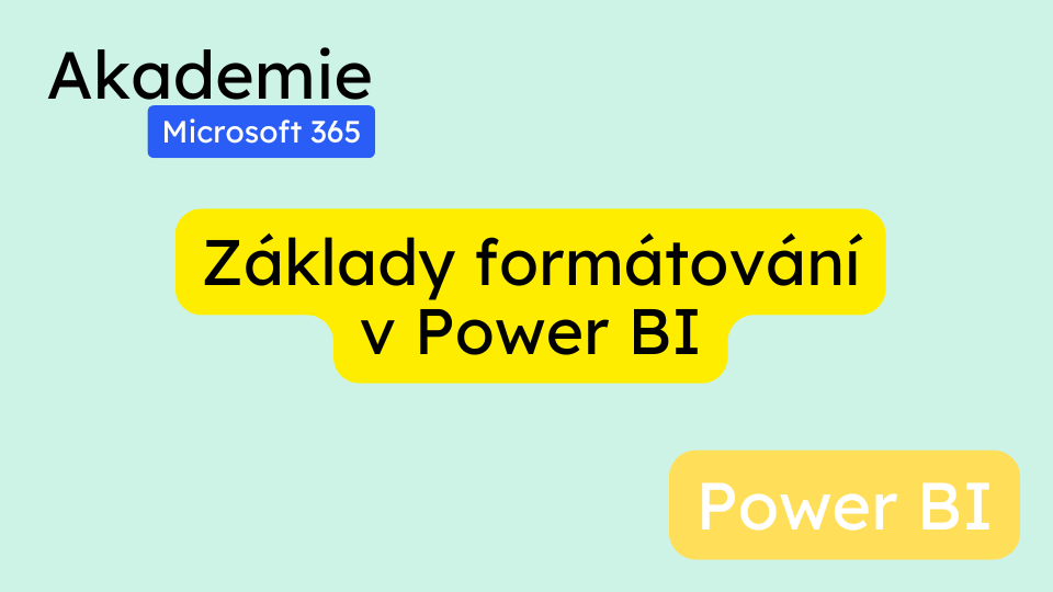 Základy formátování v Power BI